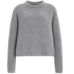 JENNI KAYNE  Cashmere Fisherman Sweater in GRAY (NWOT) XS